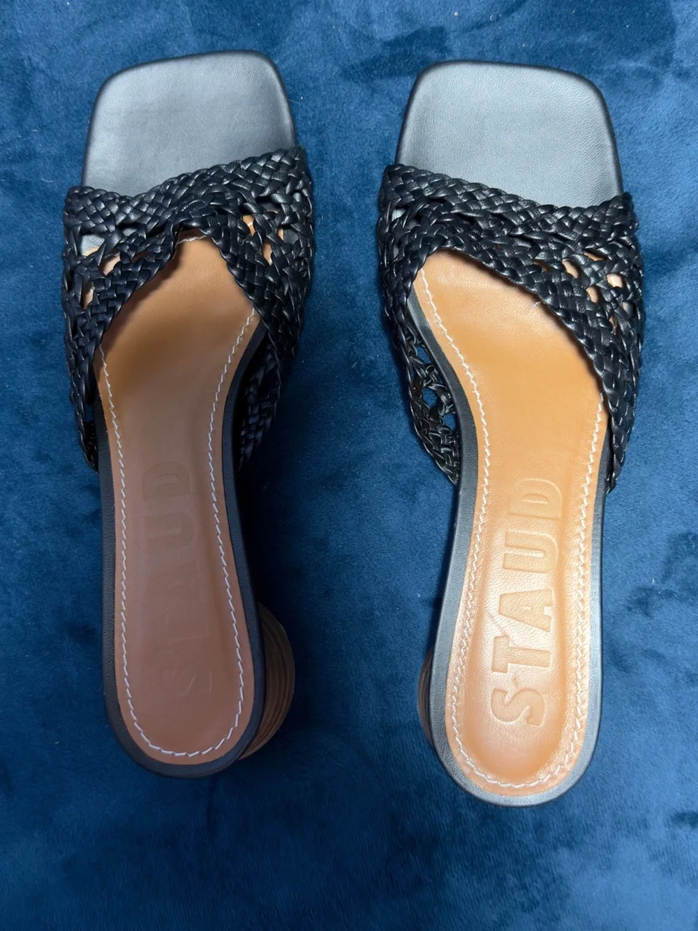 STAUD Women's Simone Crochet Heels 🆕 - Picture 6 of 7